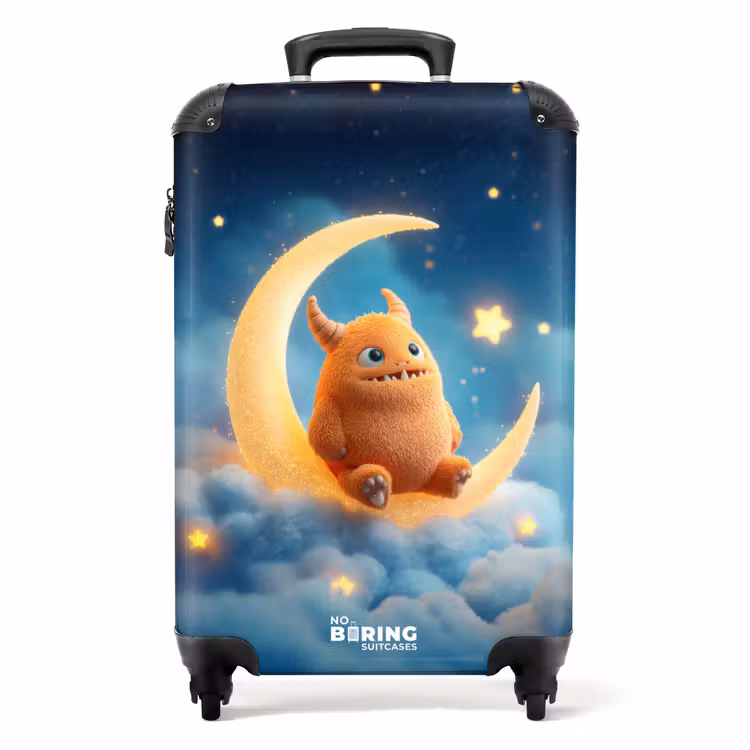 Suitcase - Yellow monster on the moon — 1