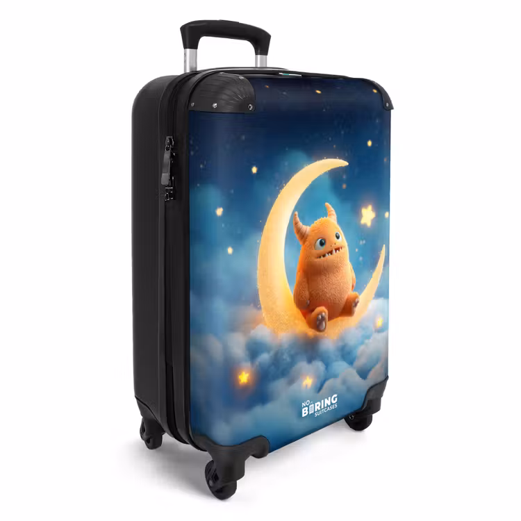 Suitcase - Yellow monster on the moon — 2