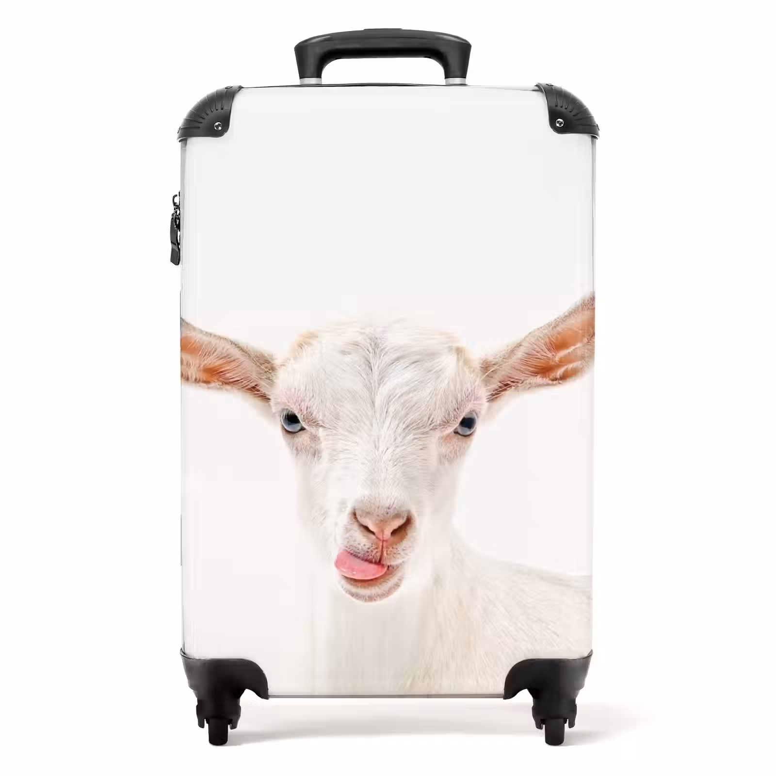 Suitcase - Goat Sticking Out Its Tongue — 1