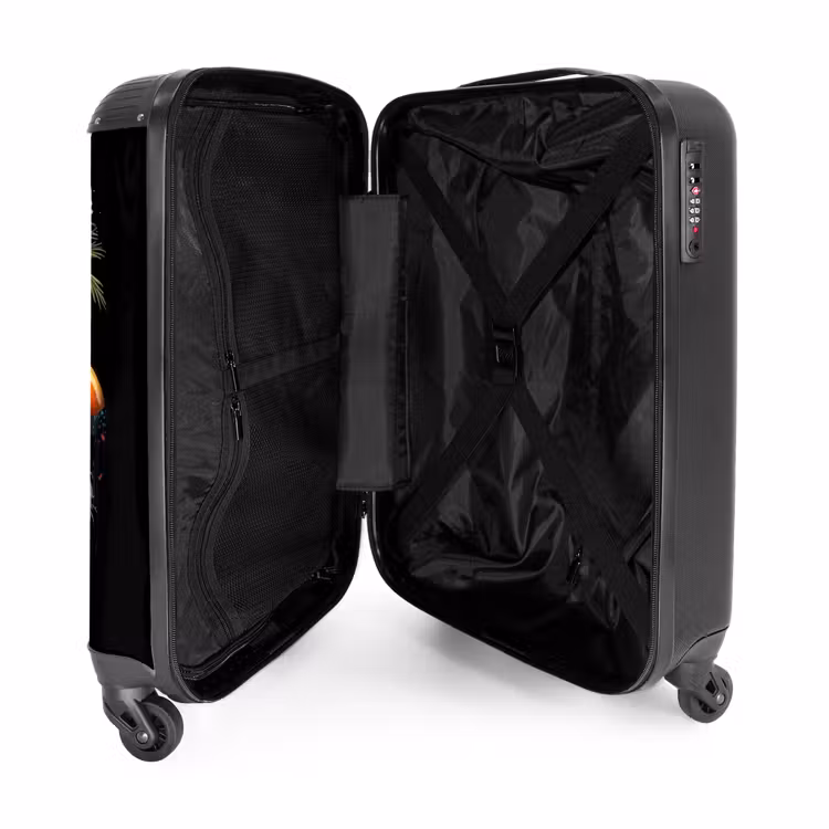 Suitcase - Dog in tropical spheres — 5
