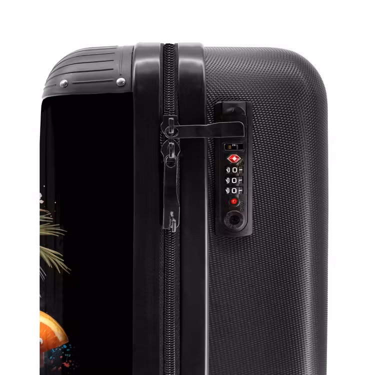 Suitcase - Dog in tropical spheres — 6