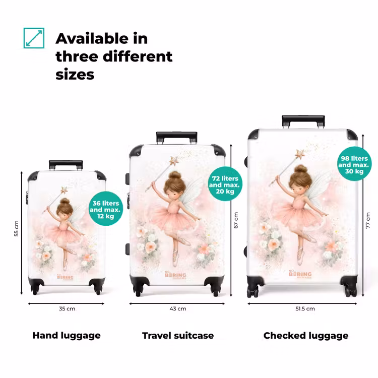 Suitcase - Fairy in a ballet dress on pointe — 3