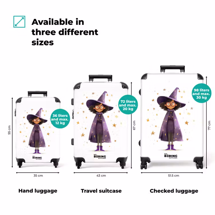 Suitcase - Sorceress in a purple cape — 3