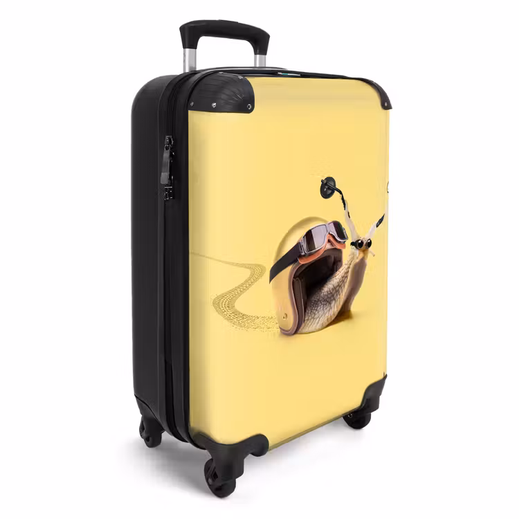 Suitcase - Escar-Go - Yellow — 2