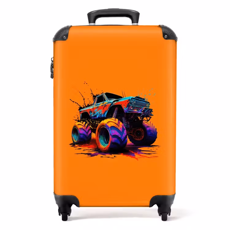 Suitcase - Rainbow Wheels — 1