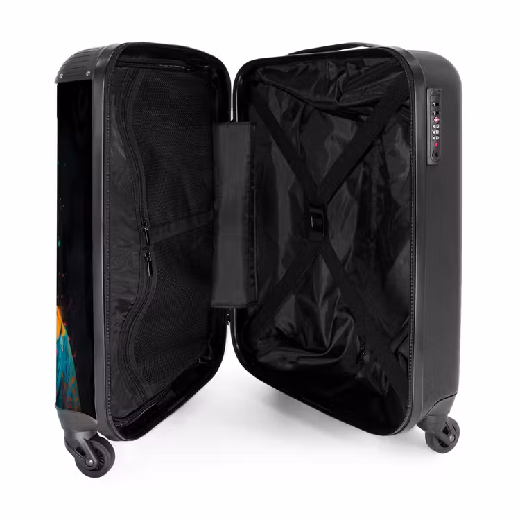 Suitcase - Chimpanzee with Hawaii Blouse — 4