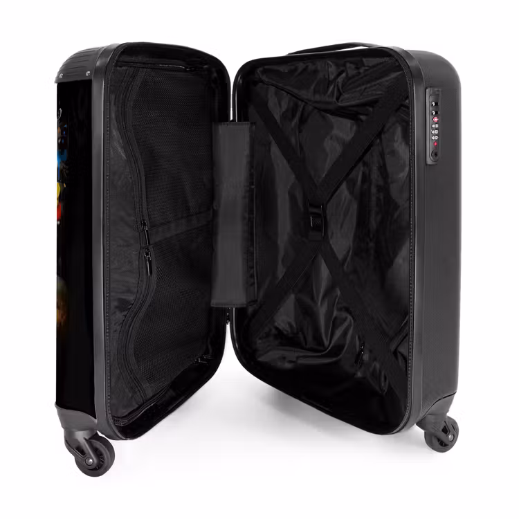 Suitcase - Chimpanzee with Headphones and Graffiti Spray — 4