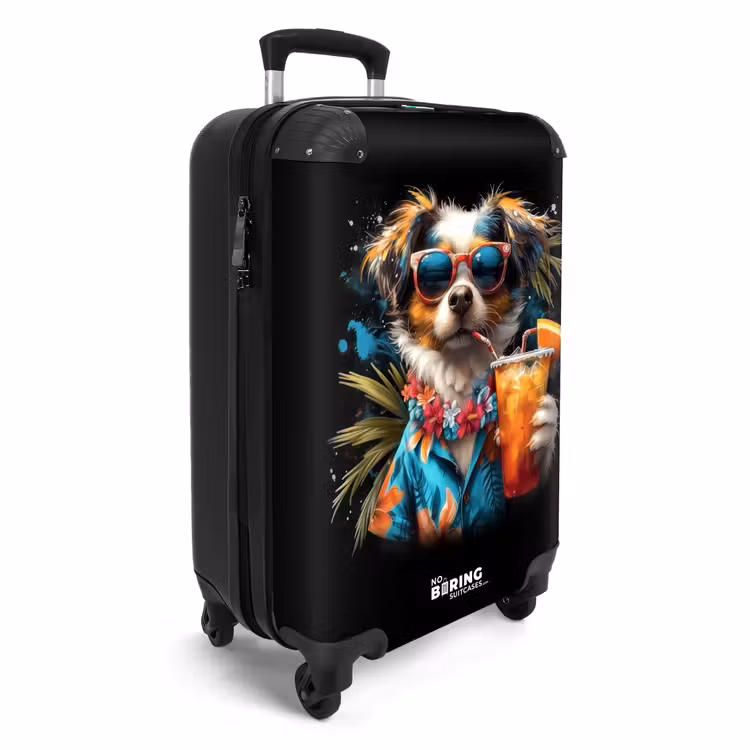 Suitcase - Dog in Tropical Spheres — 2