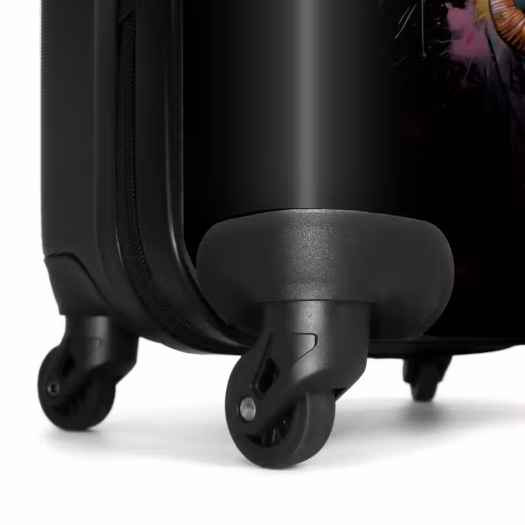 Suitcase - Elephant Decorated with Colorful Splashes — 6