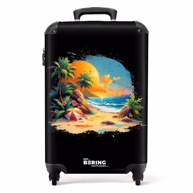 Suitcase - Exotic Mural — 1