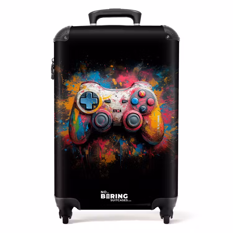 Suitcase - Game Controller Covered with Paint — 1