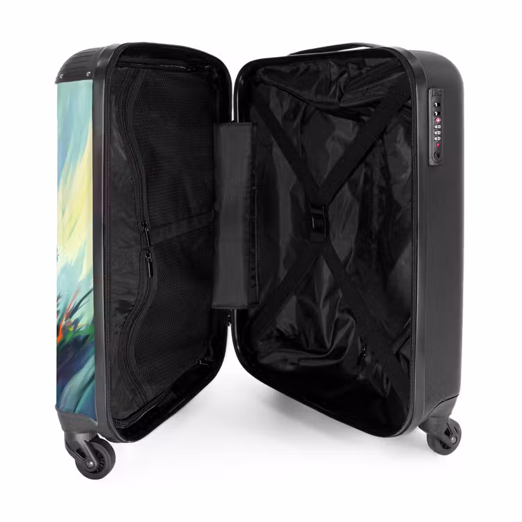 Suitcase - Green Monster Truck with Brushstrokes — 4