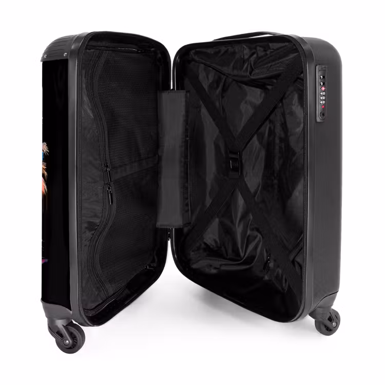 Suitcase - Palm Trees Smeared with Paint — 4