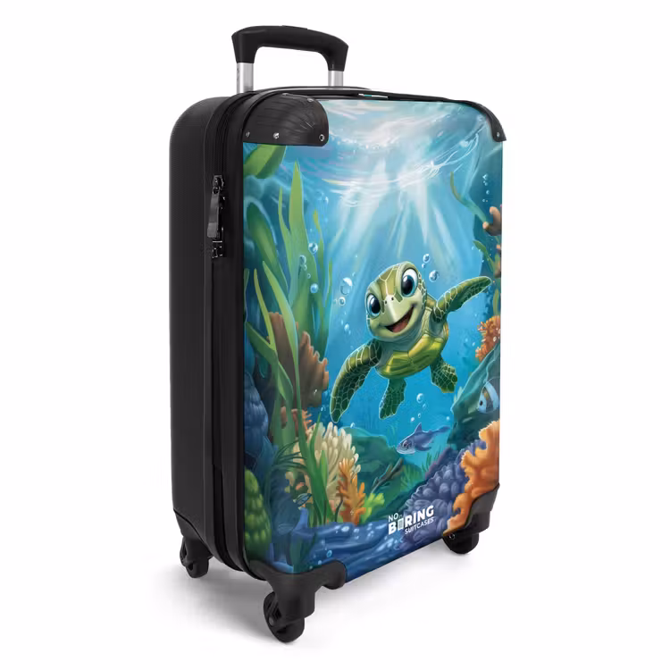 Suitcase - Zippy Sea Turtle — 2