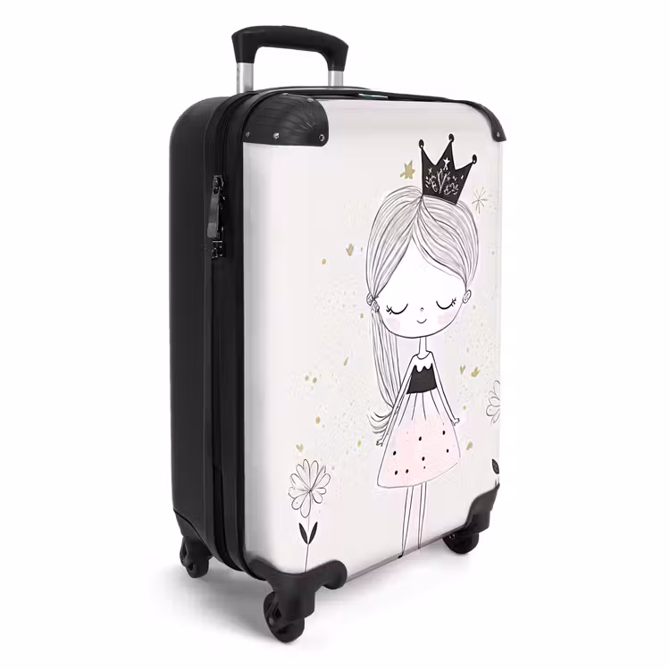 Suitcase - Princess with black dress — 2