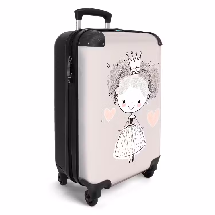 Suitcase - Princess with curls — 2