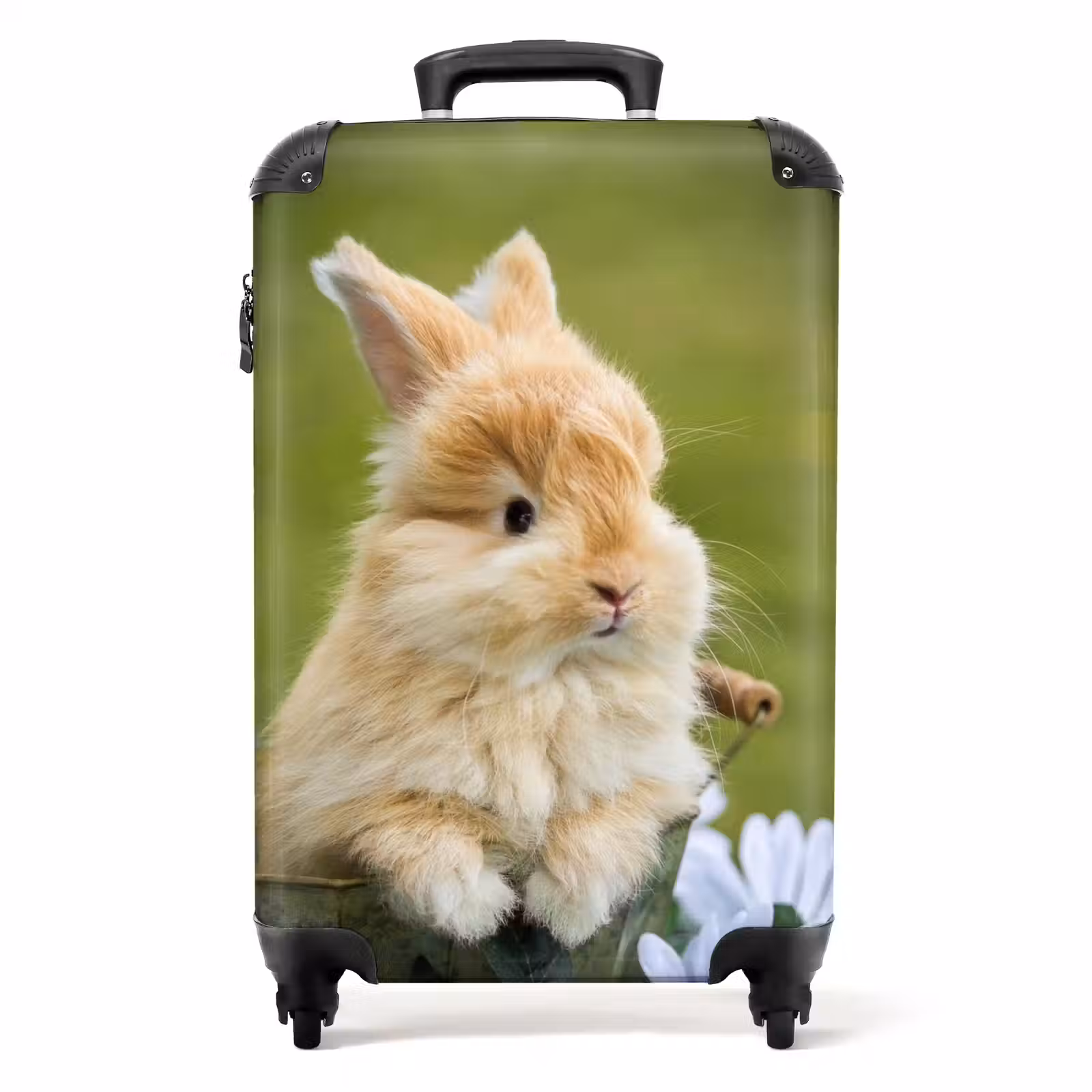 Suitcase - Rabbit in flower pot — 1