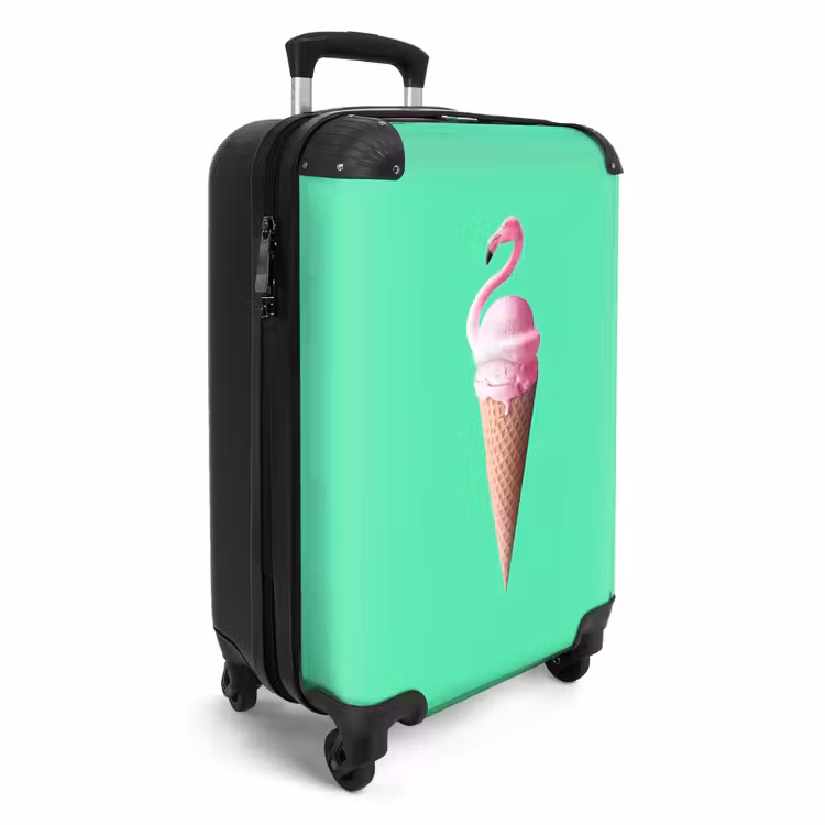 Suitcase - Flamingo cone — 2