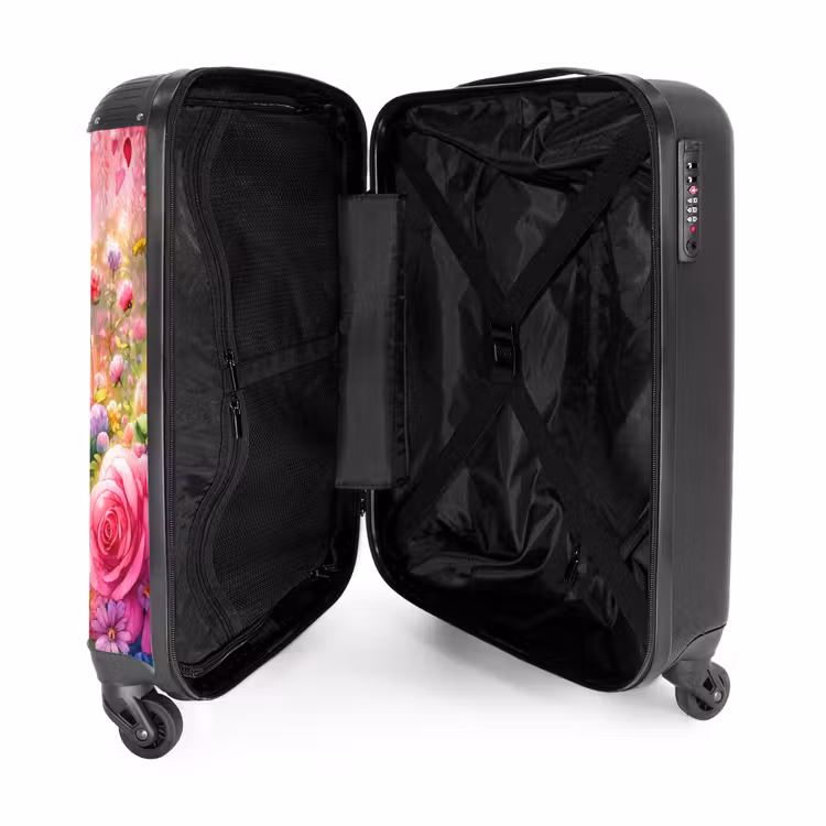 Suitcase - Pink rainbow kitten — 4