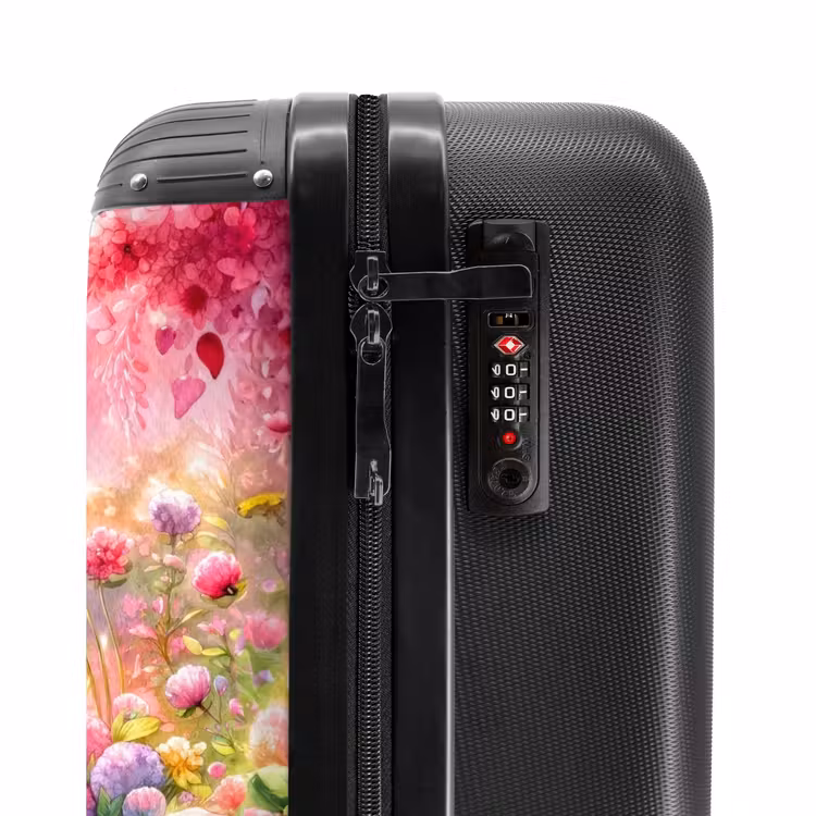 Suitcase - Pink rainbow kitten — 5