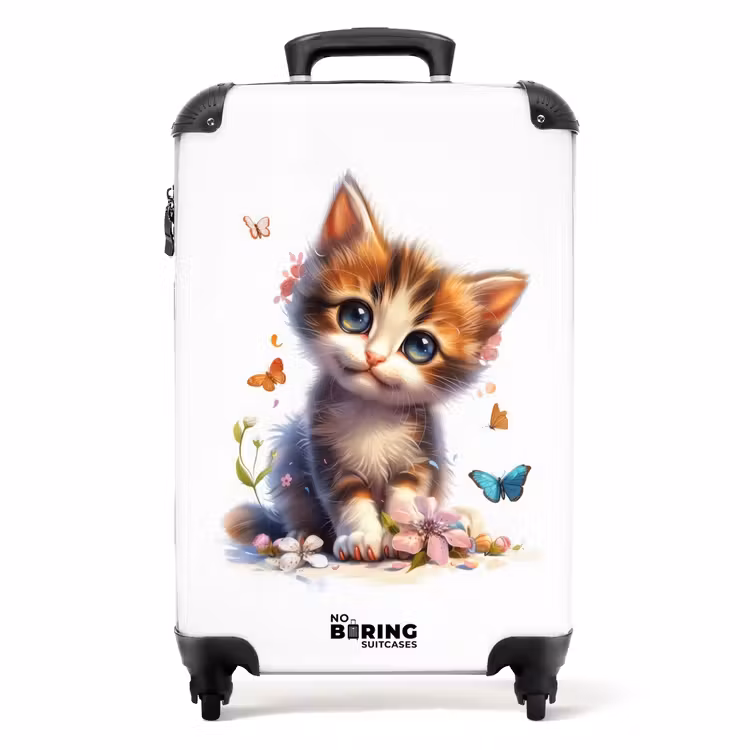 Suitcase - Vera butterfly kitten — 1
