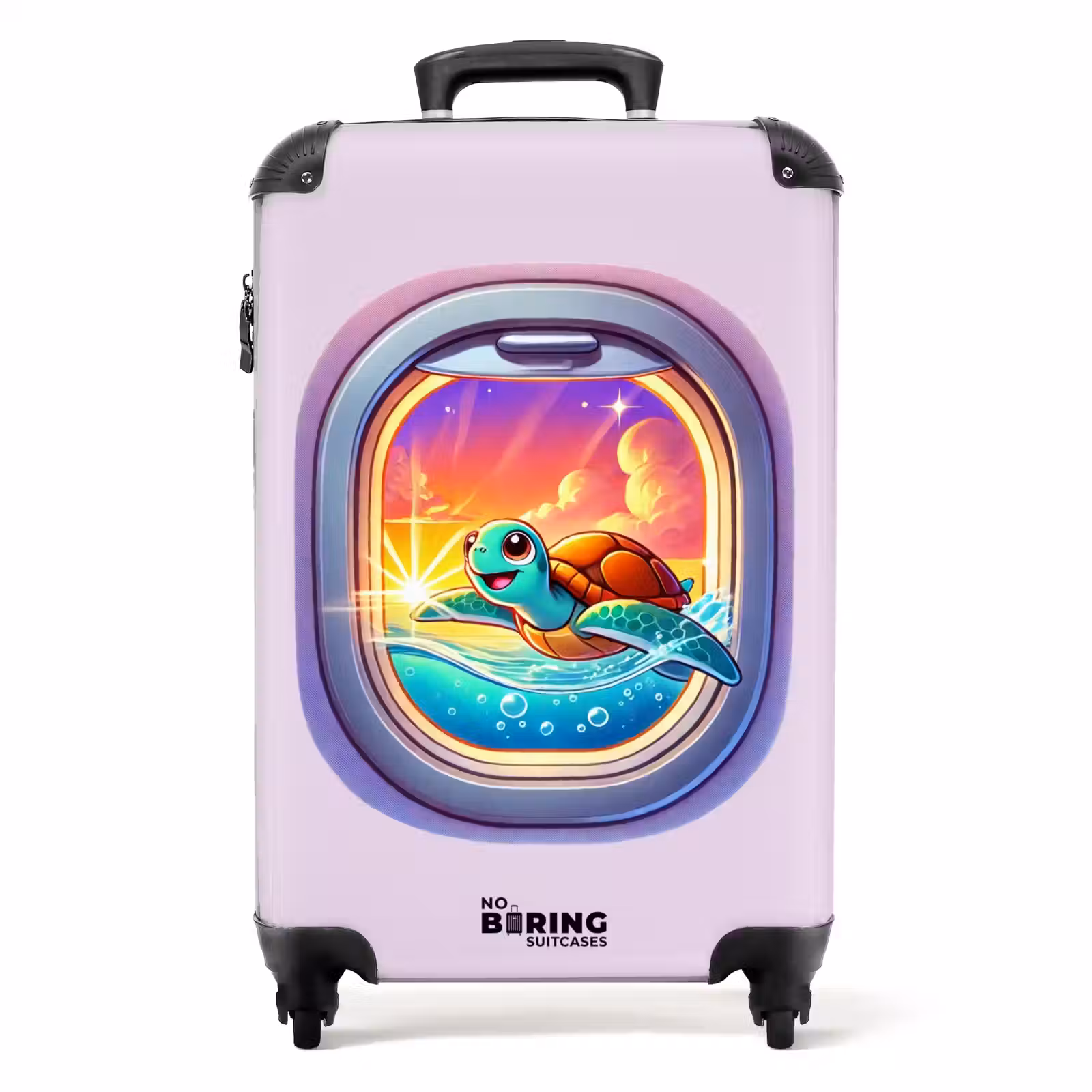Suitcase - Sunset turtle — 1