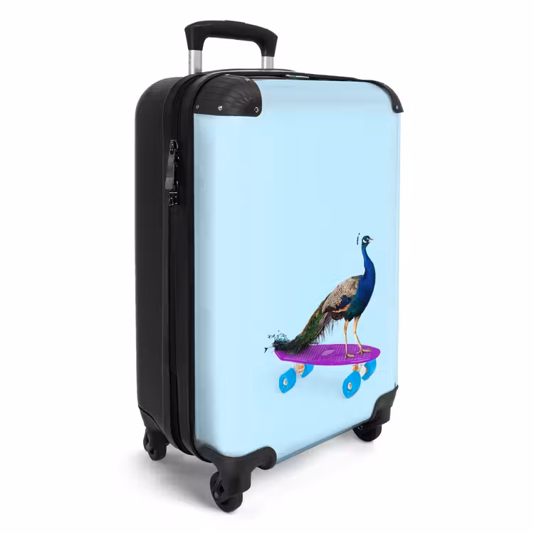 Suitcase - Passing peacock — 2