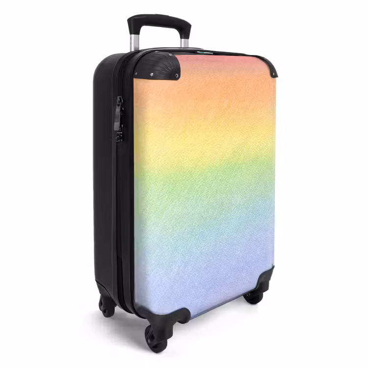 Suitcase - Pastel rainbow — 2
