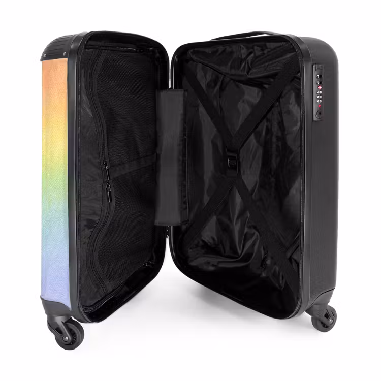 Suitcase - Pastel rainbow — 4