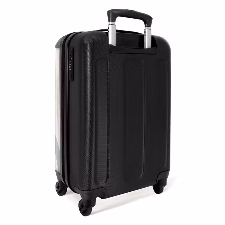 Suitcase - Raw rainbow aqua — 3