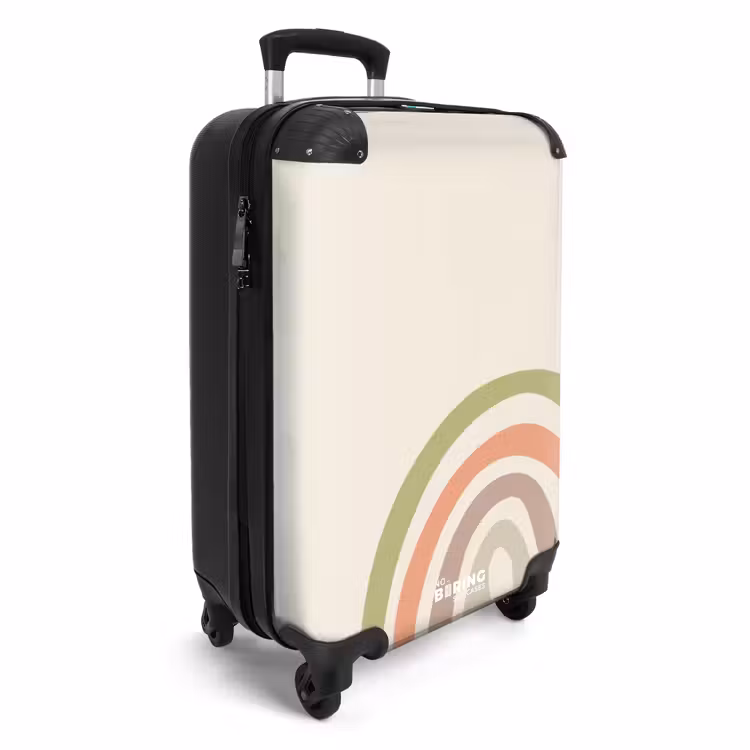 Suitcase - Raw rainbow pastel — 2