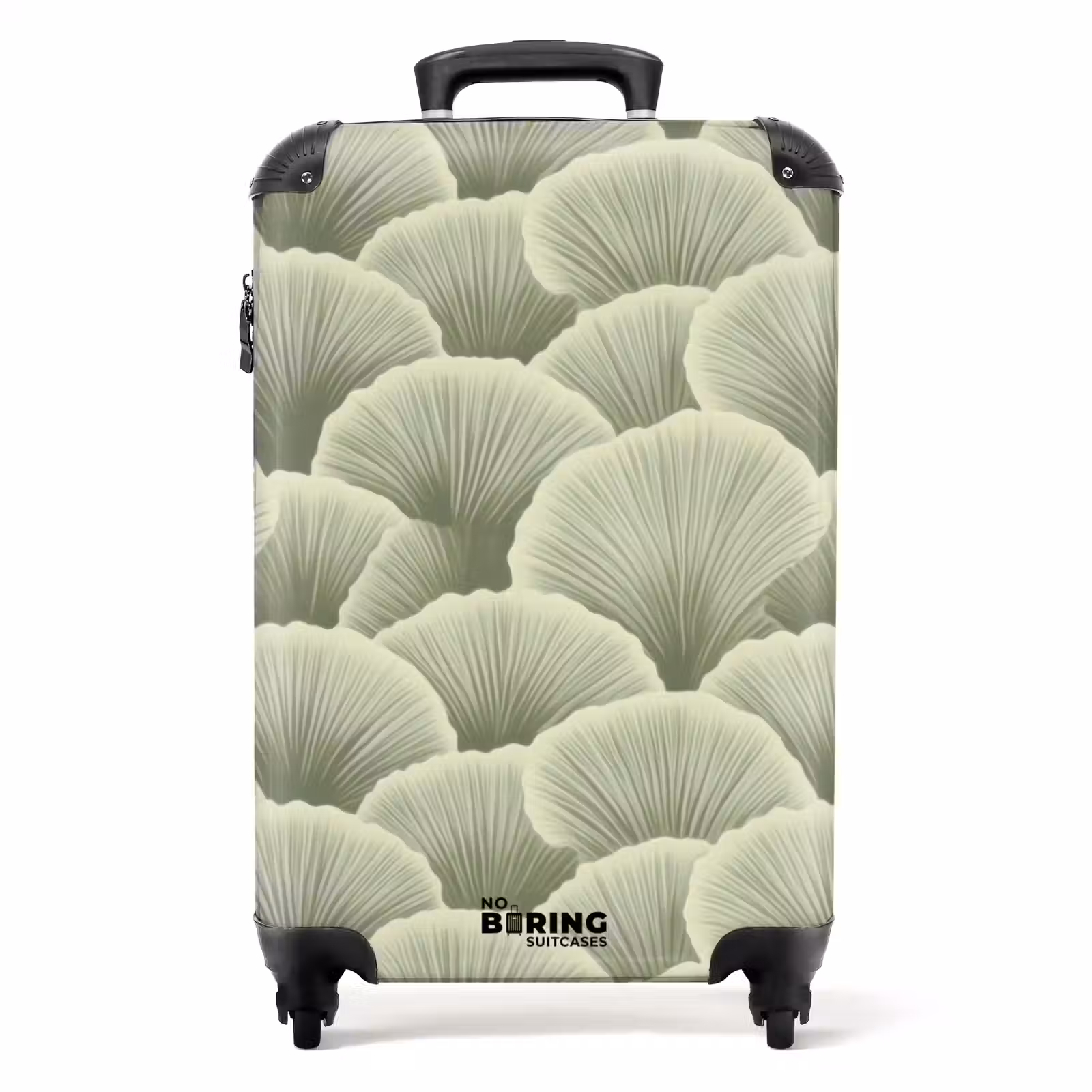 Suitcase - Fan - Leaf - Green — 1