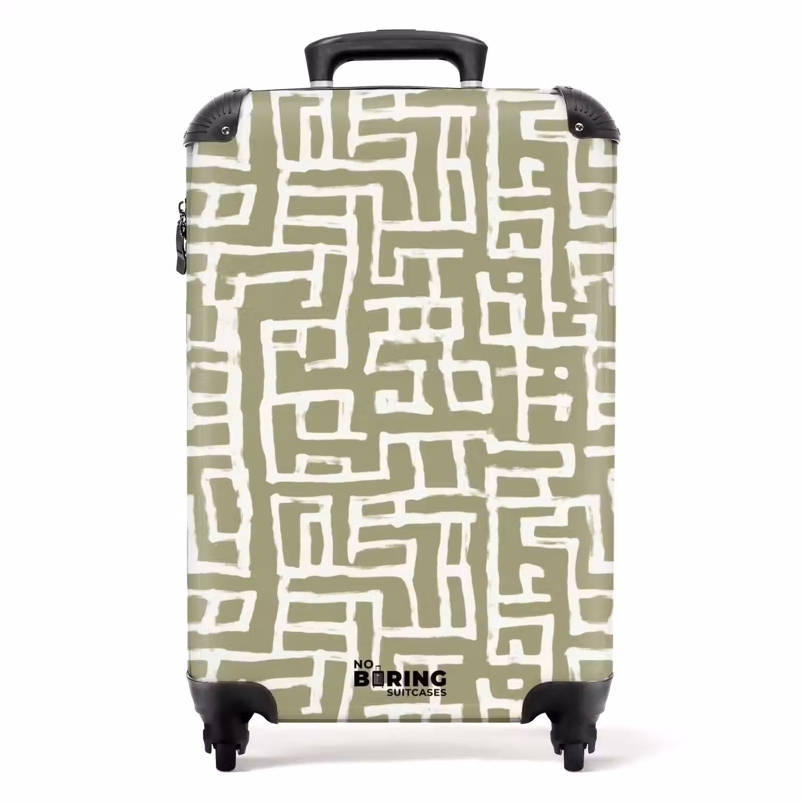 Suitcase - Graphic - Pattern - Green — 1