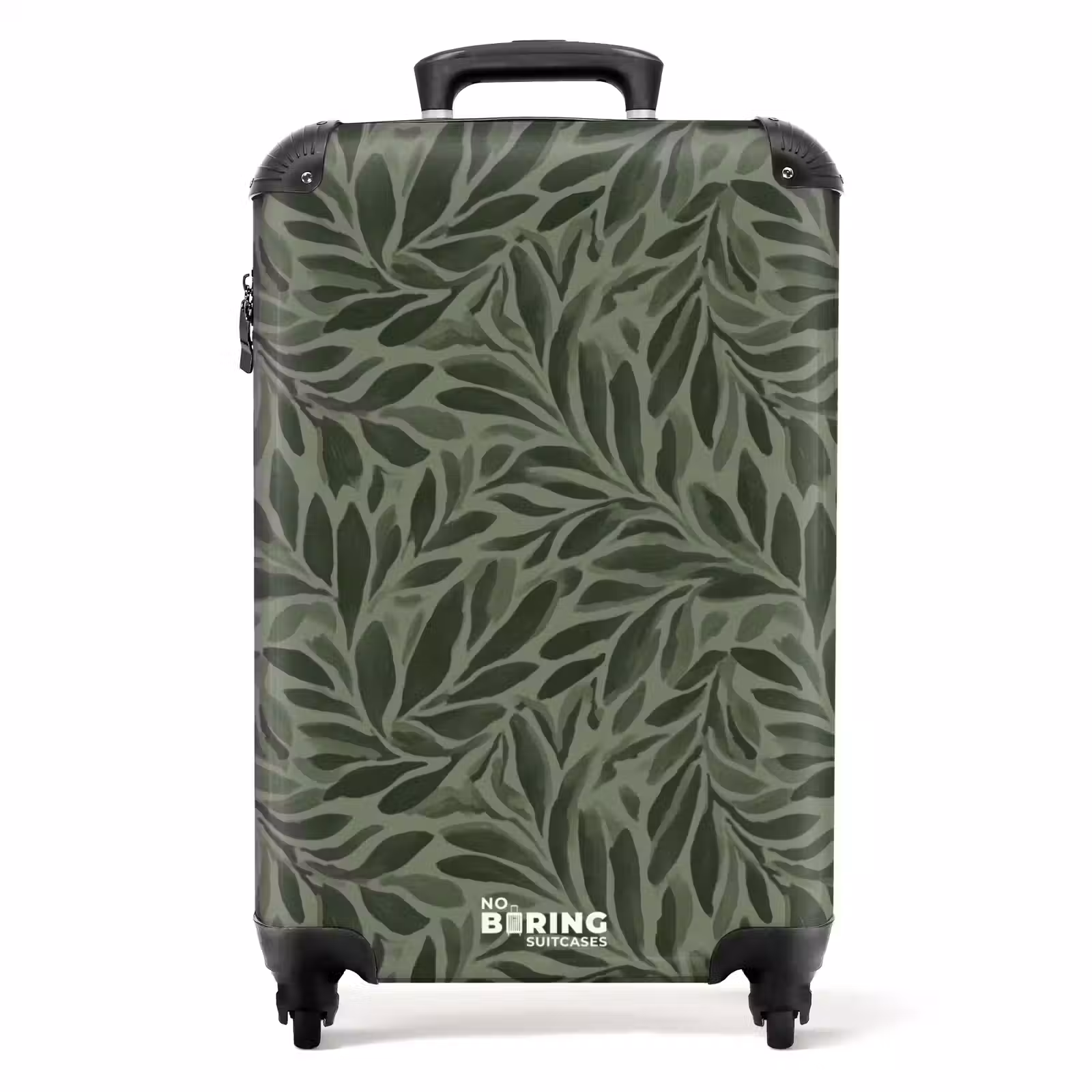Suitcase - Leaves - Organic - Green — 1