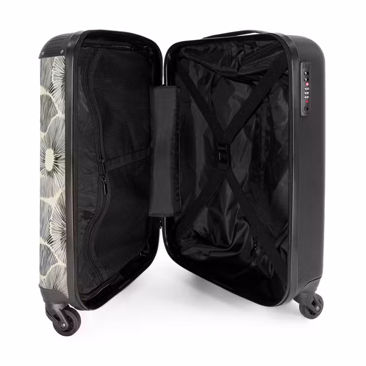 Suitcase - Circles - Pattern - Black — 5