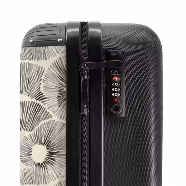 Suitcase - Circles - Pattern - Black — 6