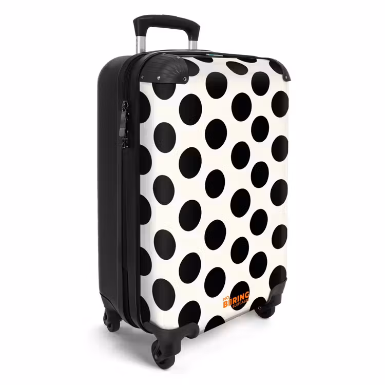 Suitcase - Classic - Dots - Black — 2