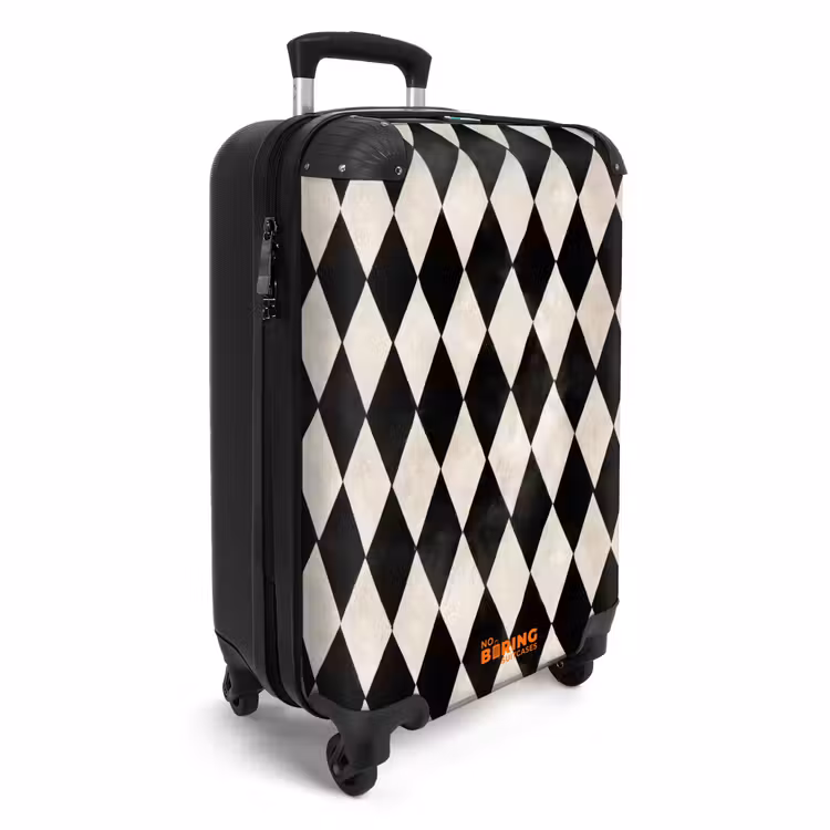 Suitcase - Classic - Pattern - Black — 2
