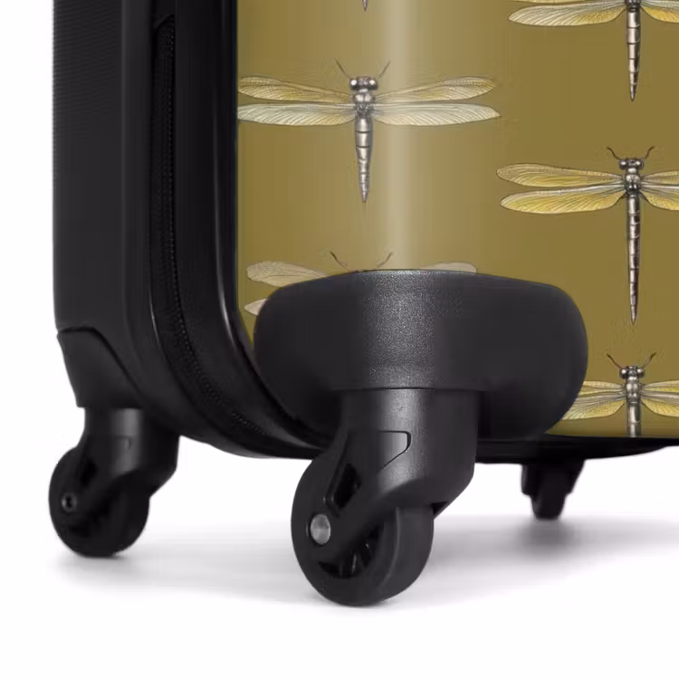 Suitcase - Dragonflies - Pattern - Green — 7