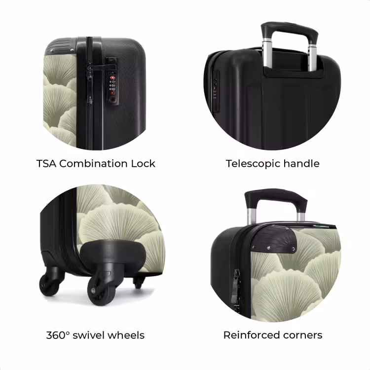 Suitcase - Fan - Leaf - Green — 8