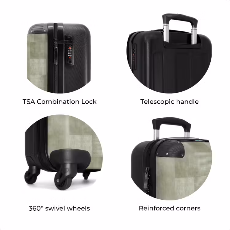 Suitcase - Flats - Rustic - Green — 8