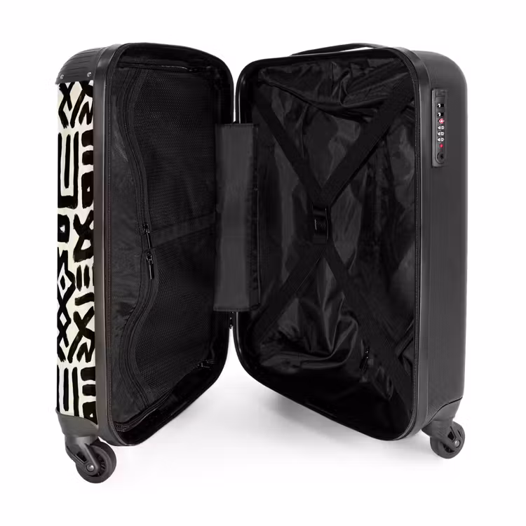 Suitcase - Geometric - Figures - Black — 5