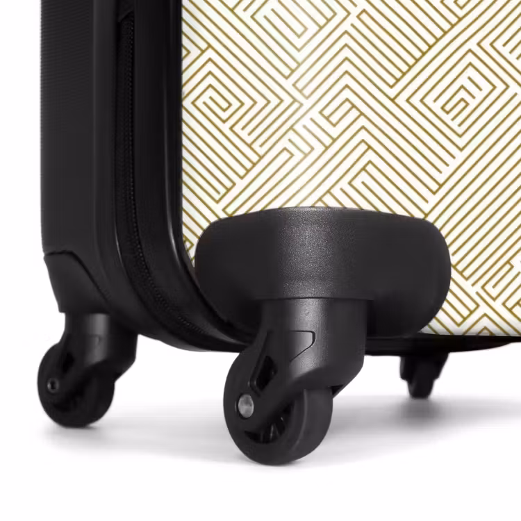 Suitcase - Geometric - Lines - Green — 7