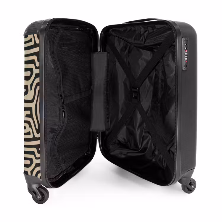 Suitcase - Graphic - Lines - Black — 5