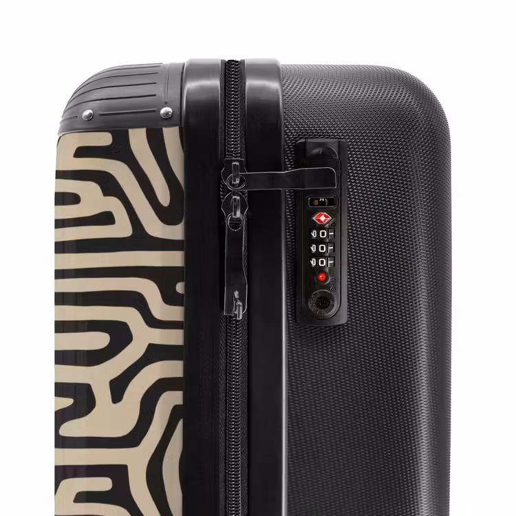 Suitcase - Graphic - Lines - Black — 6
