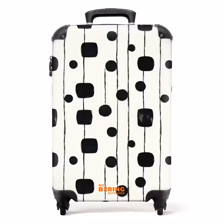 Suitcase - Graphic - Modern - Black — 1