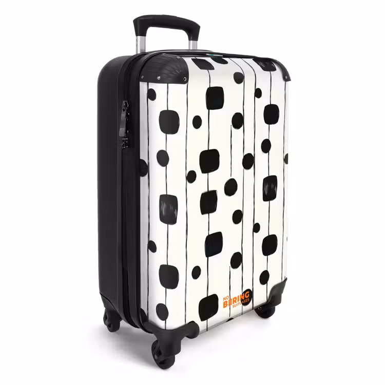 Suitcase - Graphic - Modern - Black — 2