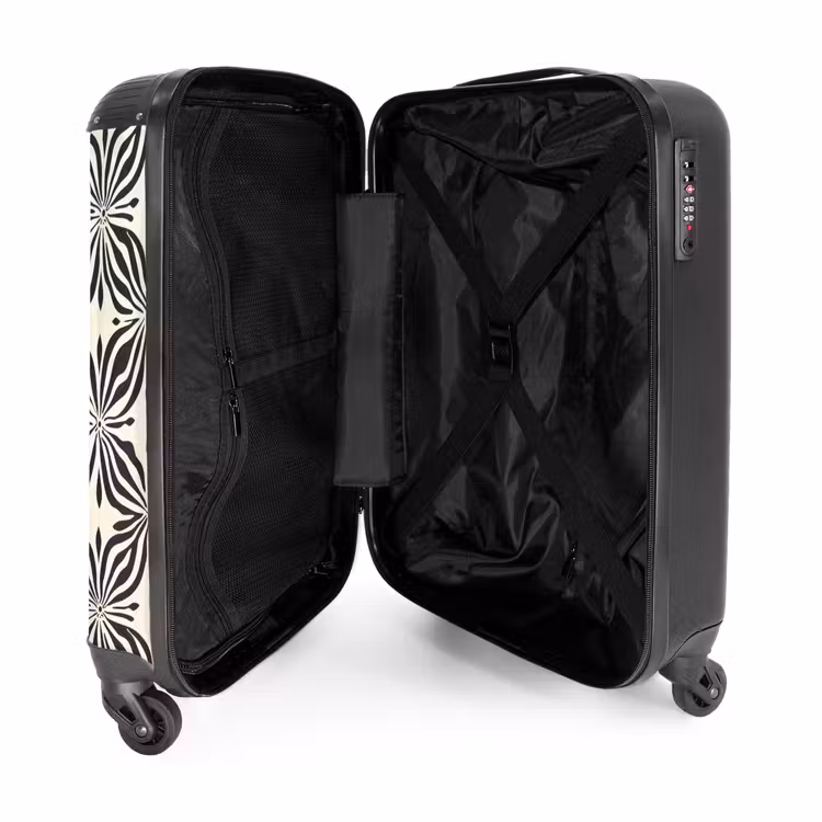 Suitcase - Graphic - Pattern - Black — 5
