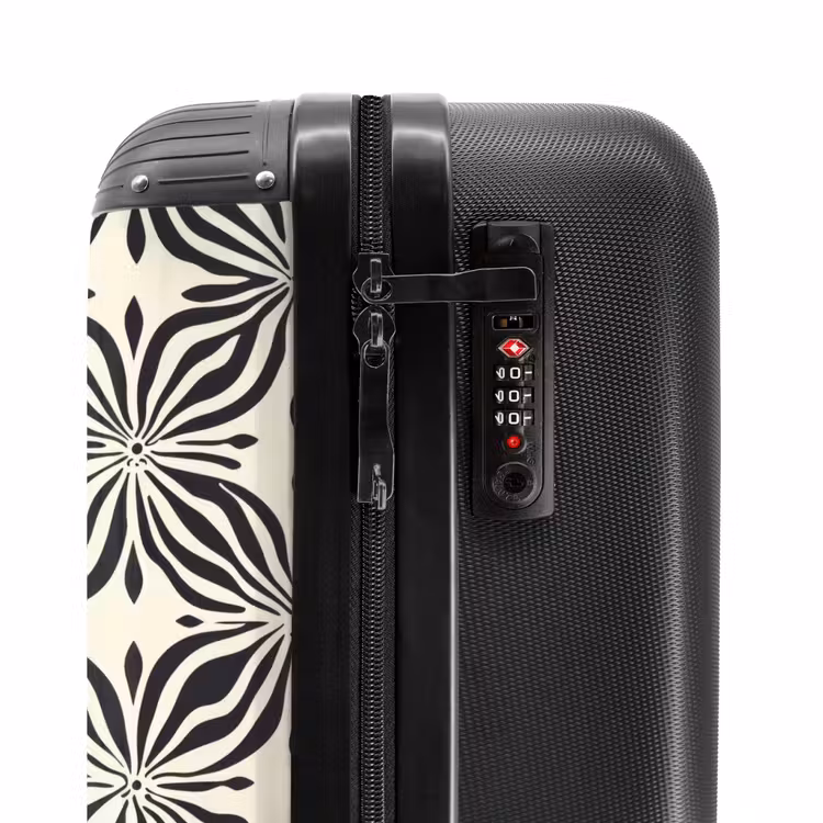 Suitcase - Graphic - Pattern - Black — 6