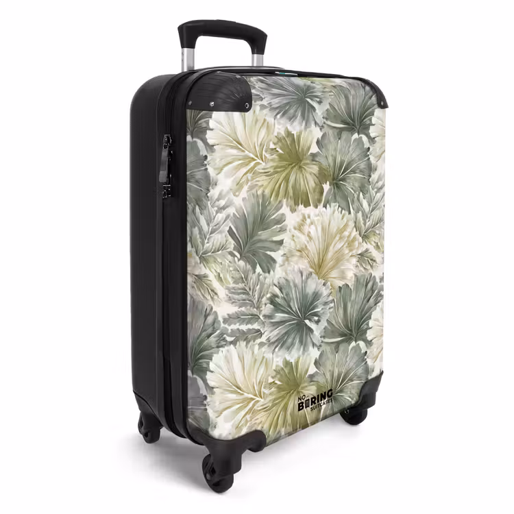 Suitcase - Leaves - Botanical - Green — 2
